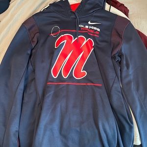 Nike Ole Miss On Field Sweatshirt